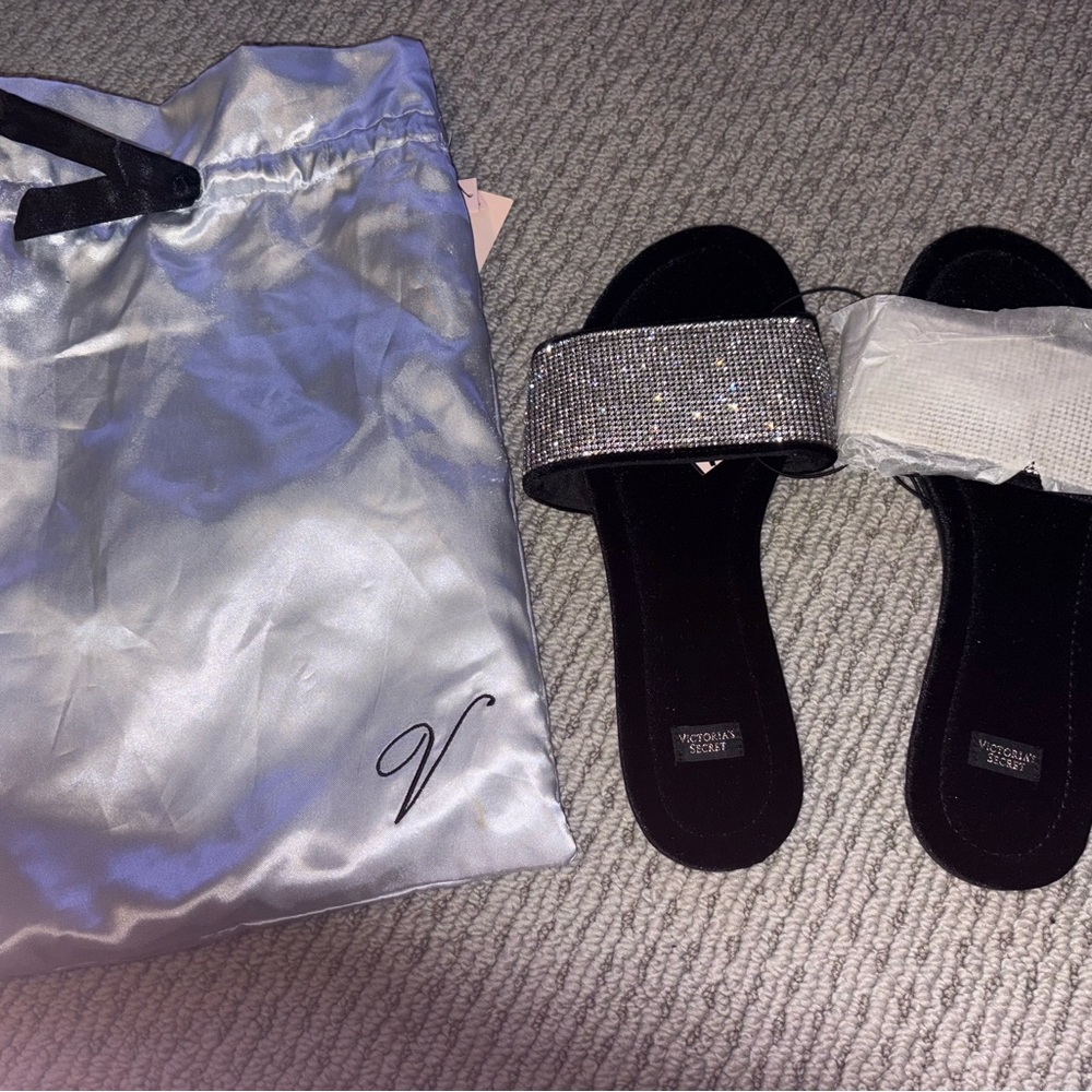 Victoria's Secret Shimmering Silver Sandals